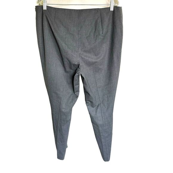 Lafayette 148 Women's Gray Grey Lambswool Dress Pants Sz Medium Stretch Career - Picture 2 of 7